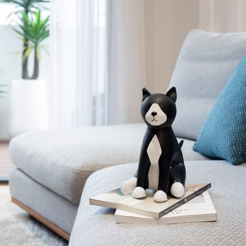 【書擋】貓 Cat Tuxedo 皮革擺飾  | 貓系 情人節禮物 入厝禮