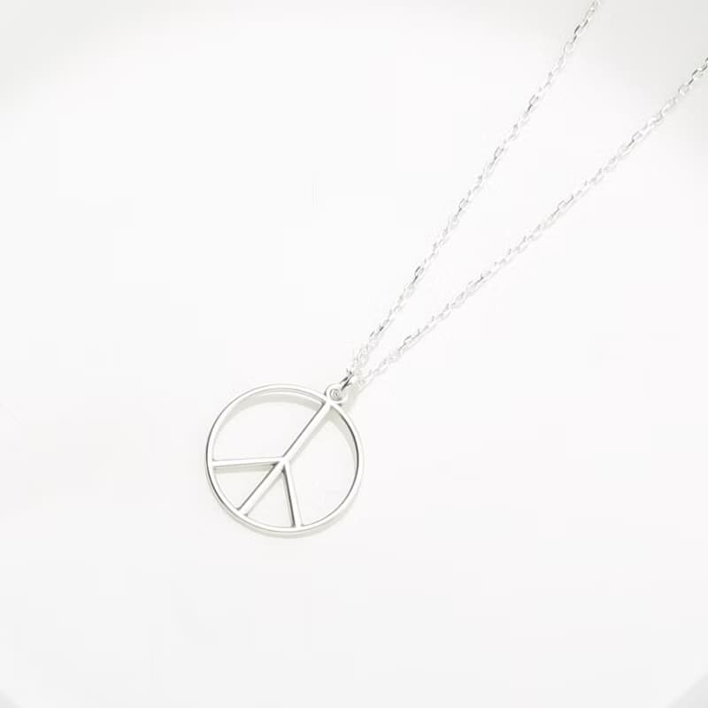 【Angel & Me】和平 與 愛 s925 純銀 項鍊 畢業 生日 情人節禮物