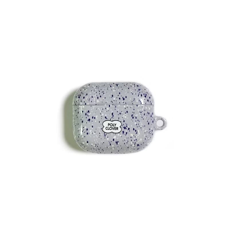 spotted hard AirPods Case (gray)