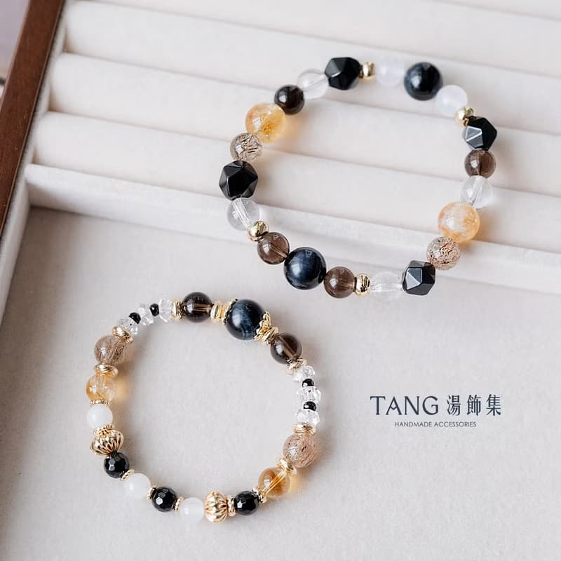玫瑰與誓言【對鍊】藍虎眼 茶晶 黑金超 黃阿賽。事業愛情雙贏