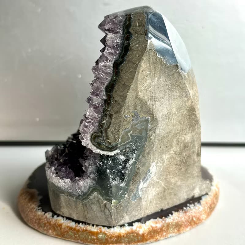 *十分罕見*上帝指紋*天然烏拉圭紫水晶 Natural Amethyst