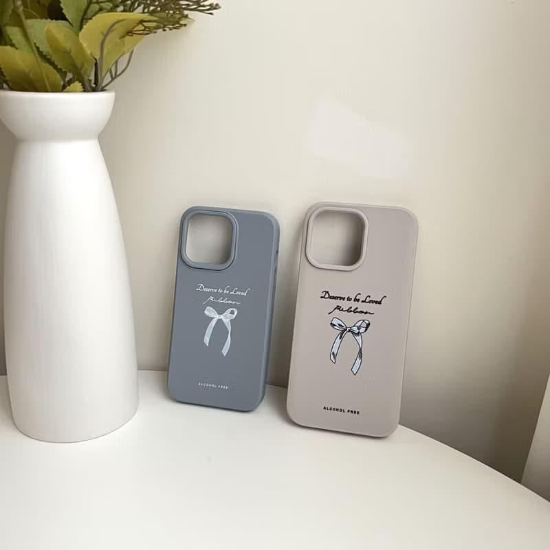 【Deserve to be loved Ribbon 蝴蝶結】| 犀牛盾 手機殼 MagSafe