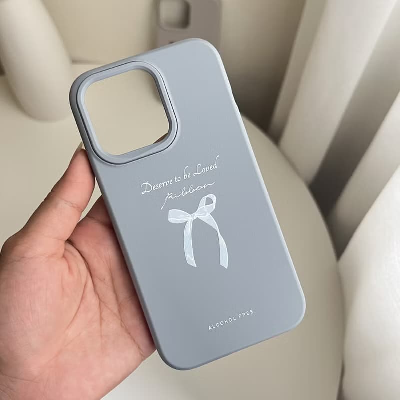 【Deserve to be loved Ribbon 蝴蝶結】| 犀牛盾 手機殼 MagSafe