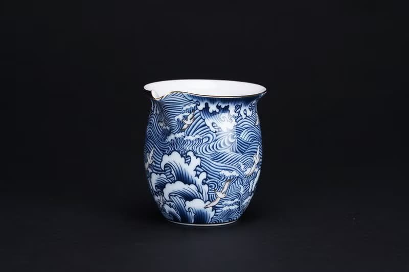 海浪奔翔青花瓷 茶具組│1壺1海6杯│好茶器值得擁有
