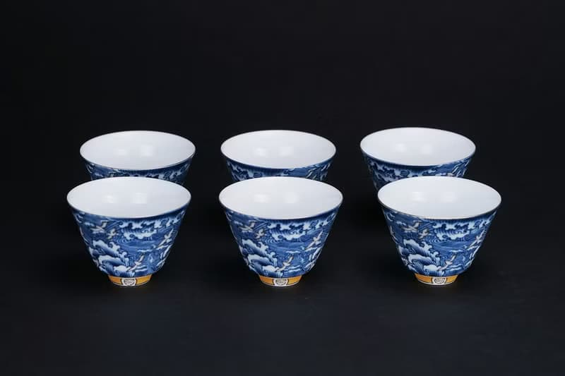 海浪奔翔青花瓷 茶具組│1壺1海6杯│好茶器值得擁有
