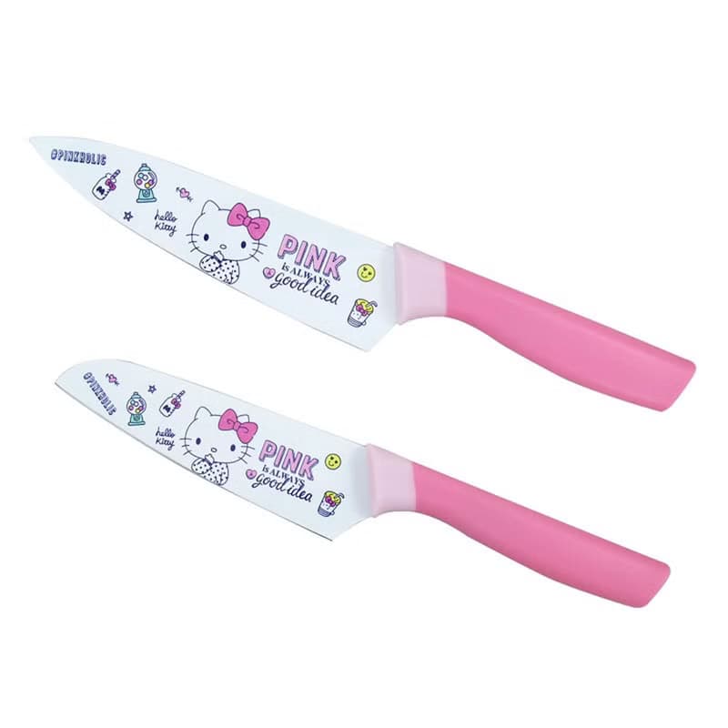 絕版現貨 三麗鷗授權 HelloKitty刀具組-含刀套 主廚刀+水果刀