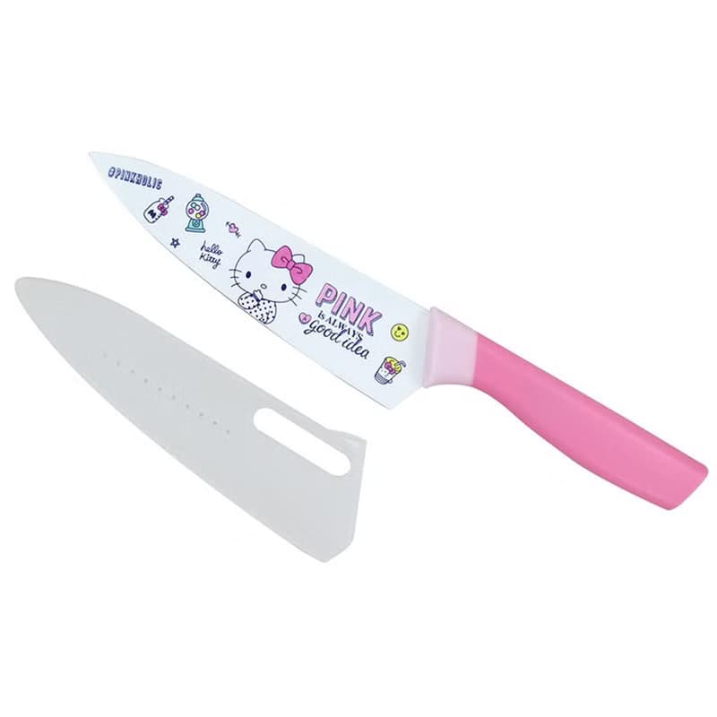 絕版現貨 三麗鷗授權 HelloKitty刀具組-含刀套 主廚刀+水果刀