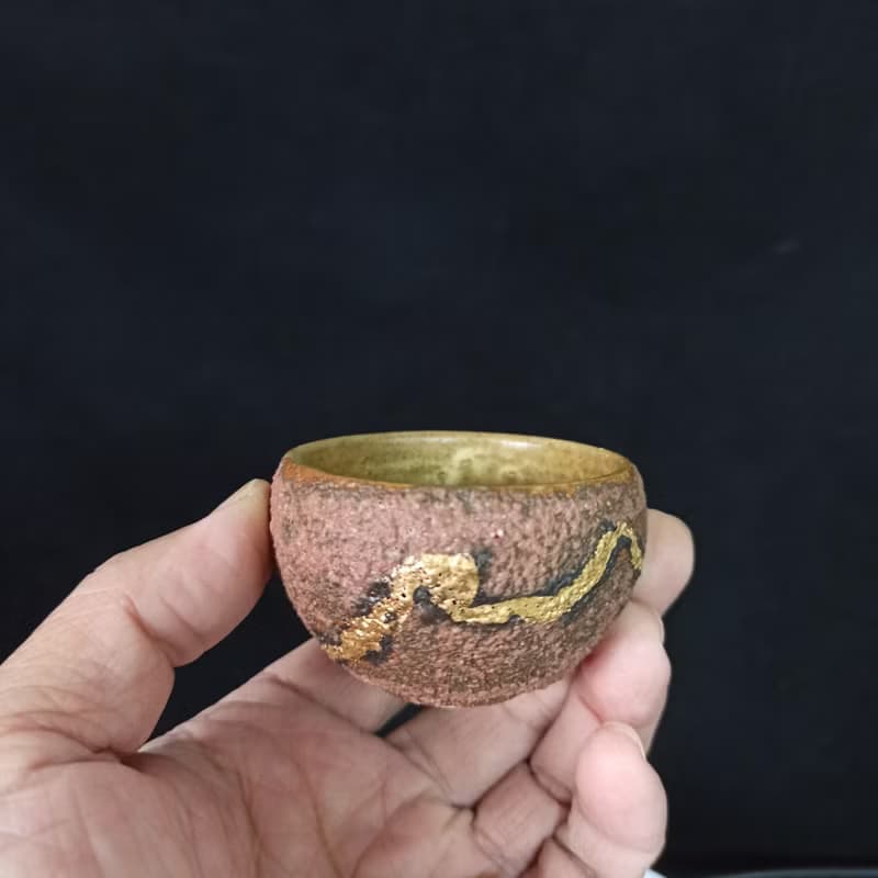 手拉胚茶杯鶯歌陶藝家精製岩礦泥杯