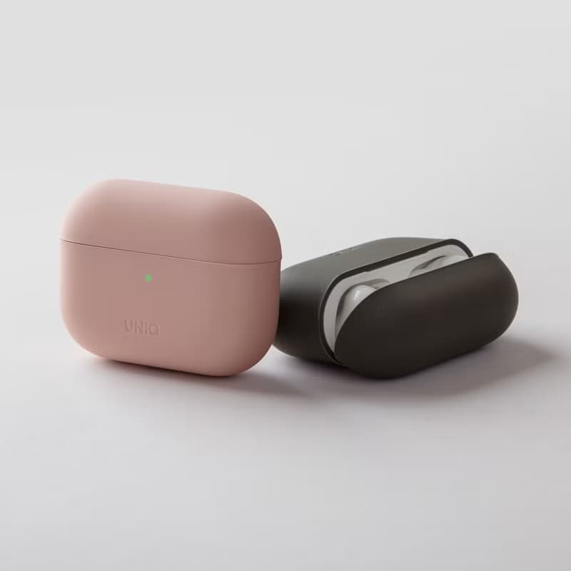 AirPods Pro Lino液態矽膠藍牙耳機保護套-粉色