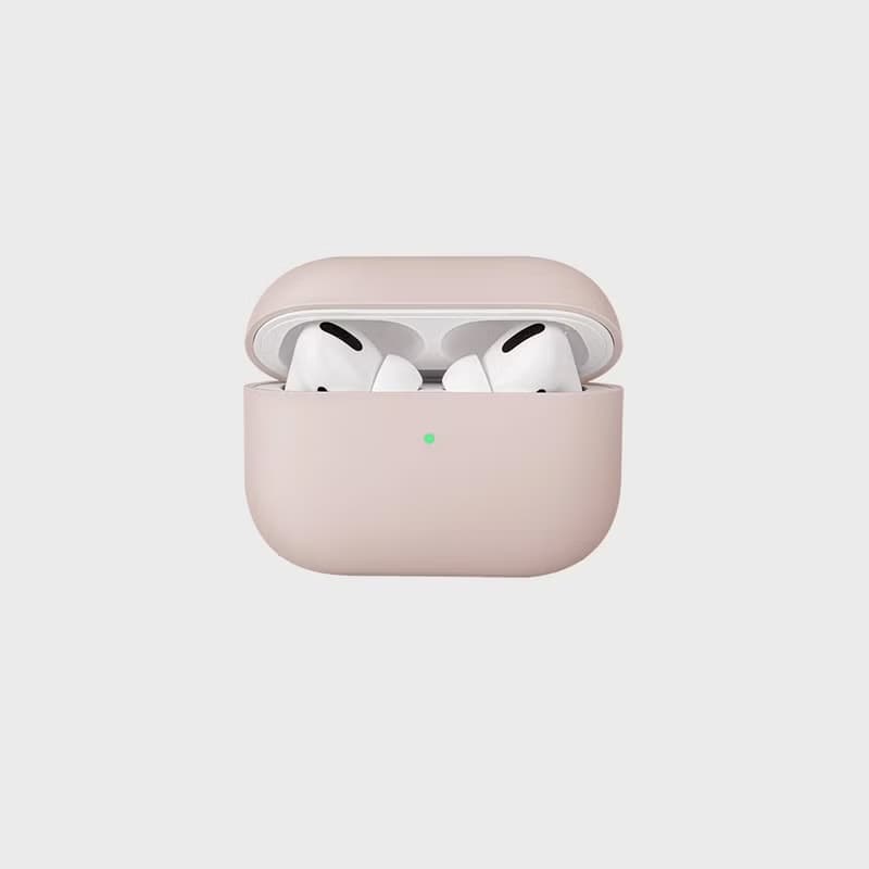 AirPods Pro Lino液態矽膠藍牙耳機保護套-粉色