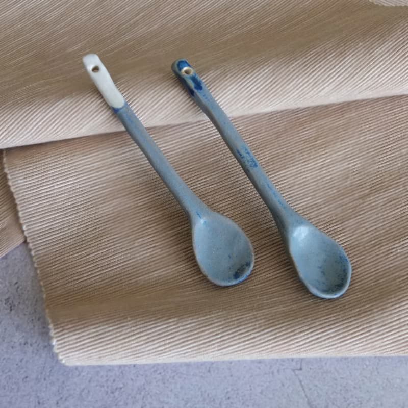 秋天的夜 咖啡匙陶匙湯匙攪拌匙