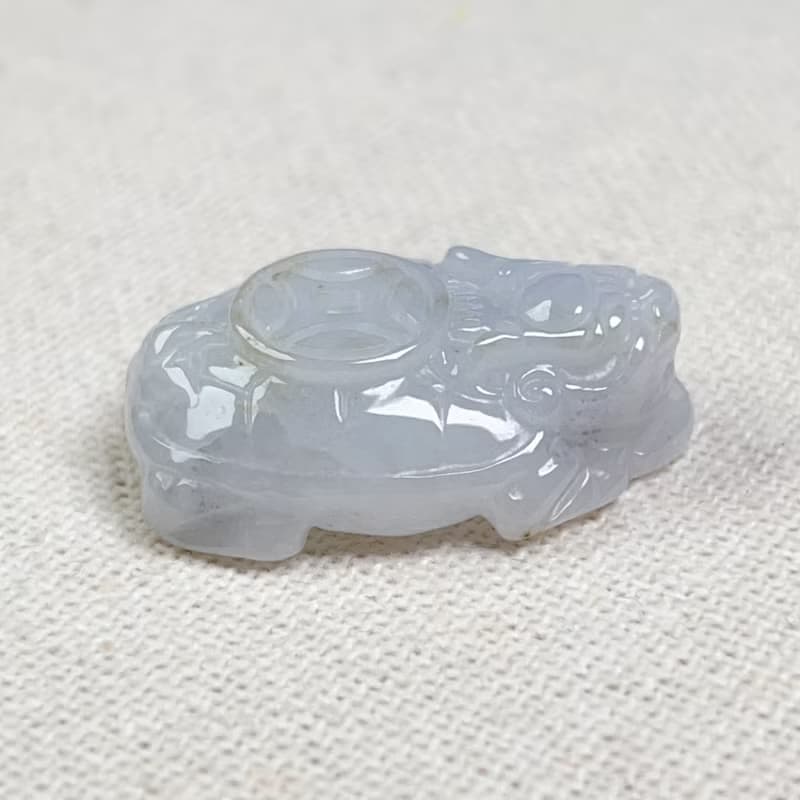 飄烏雞翡翠古錢龍龜 | 天然緬甸玉翡翠A貨 | 送禮