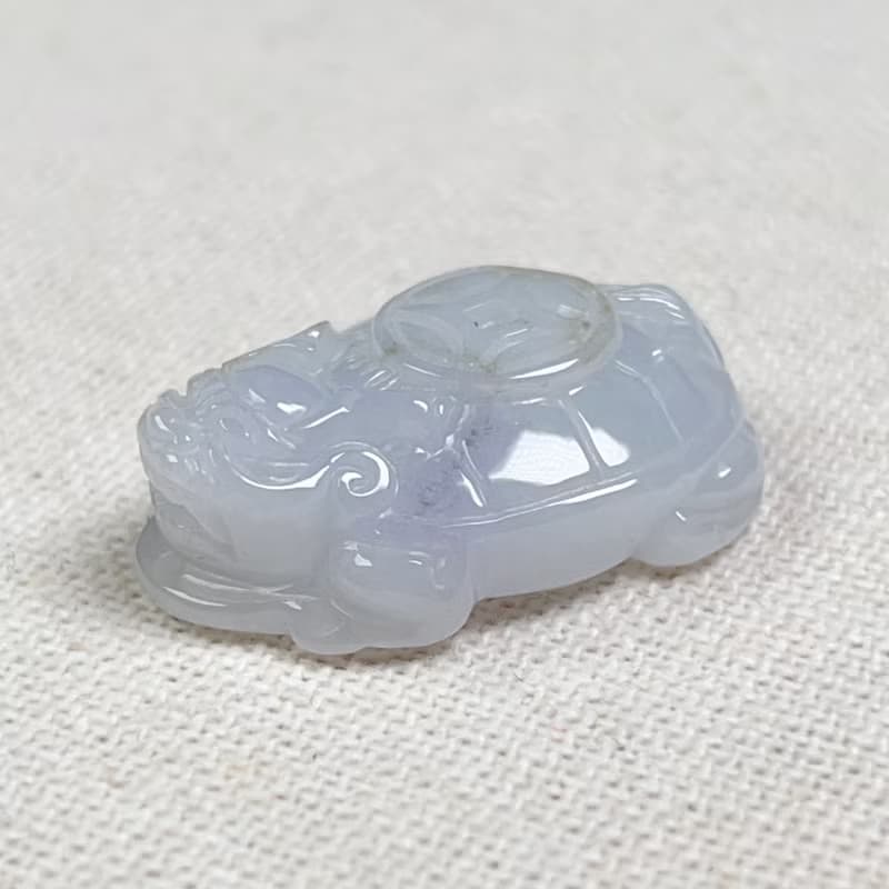 飄烏雞翡翠古錢龍龜 | 天然緬甸玉翡翠A貨 | 送禮