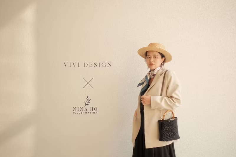 手作精品 竹節編織包 原創設計