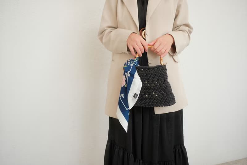 手作精品 竹節編織包 原創設計