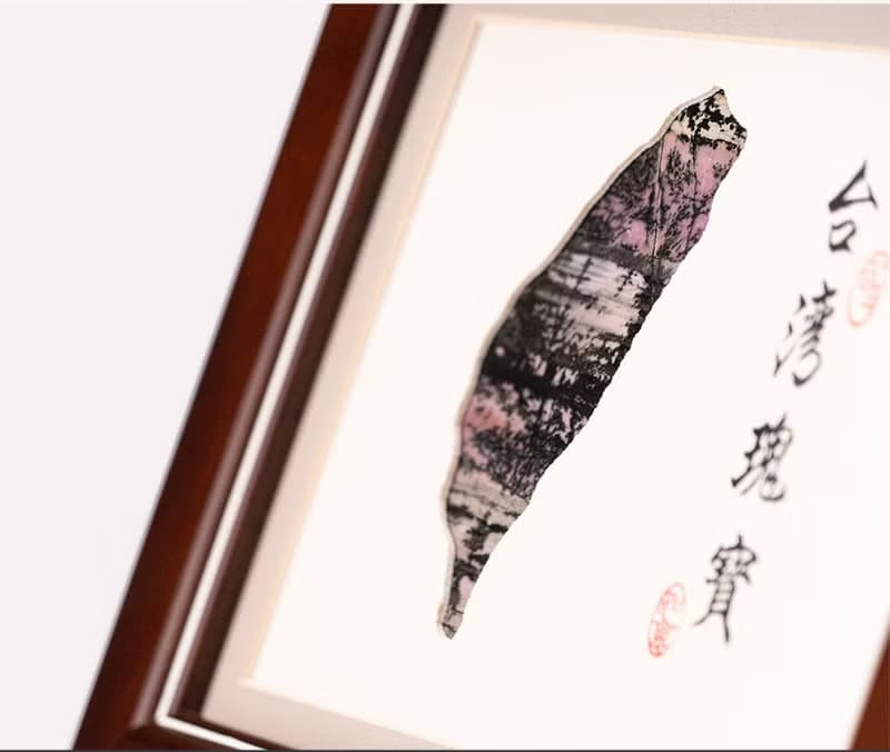 七彩玫瑰石板畫(桌上型)平面│台灣瑰寶│送外國朋友首選