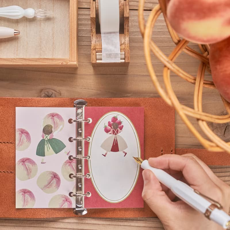 日本插畫家手繪水果小偷便條紙　手帳適用迷你留言卡