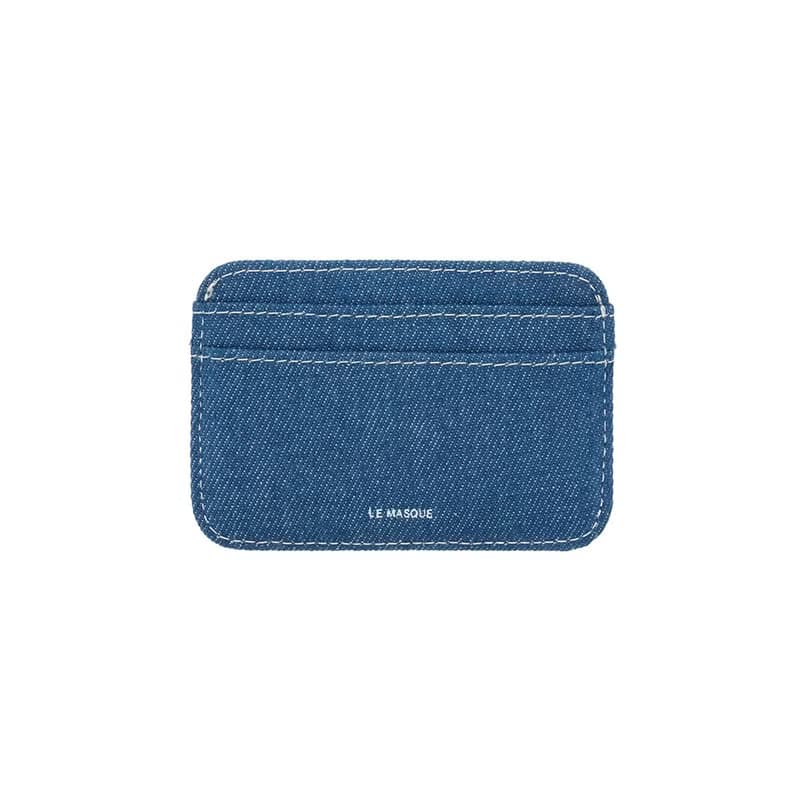 Daisy Slim Mini Transportation Card Wallet denim