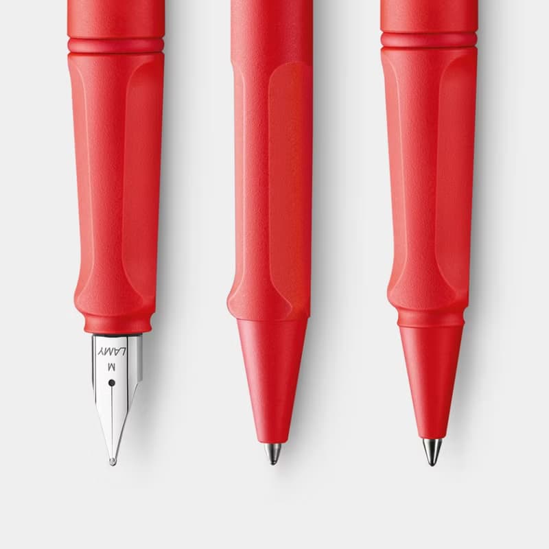 【雷雕免費刻字】LAMY 皮革筆盒 / SAFARI 系列 - 奶油 VS 草莓