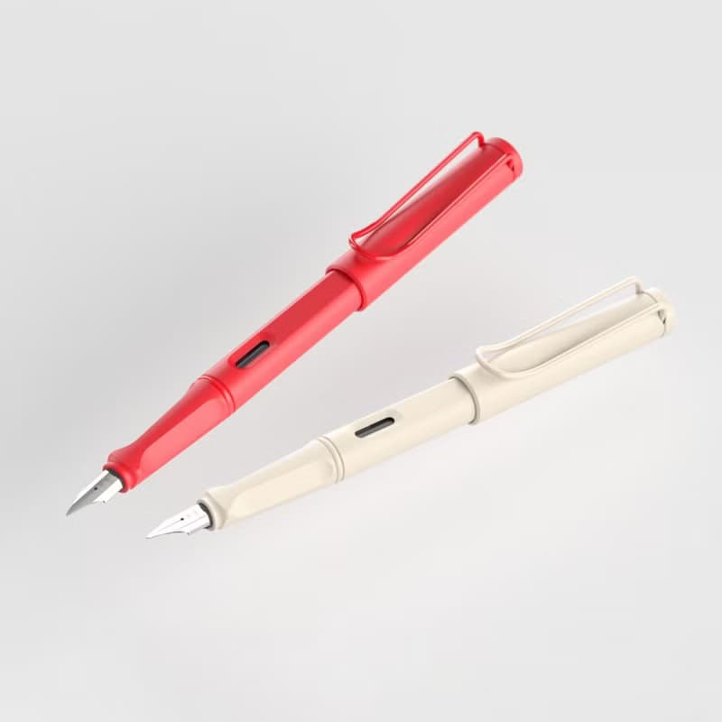 【雷雕免費刻字】LAMY 皮革筆盒 / SAFARI 系列 - 奶油 VS 草莓