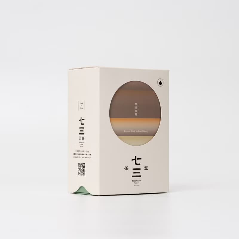 七三茶堂 立體茶包丨黑豆烏龍 8單入–精裝盒