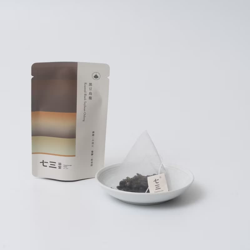 七三茶堂 立體茶包丨黑豆烏龍 8單入–精裝盒