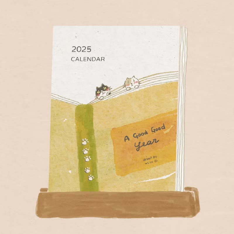 \\ 快速出貨 // 2025 插畫明信片桌曆