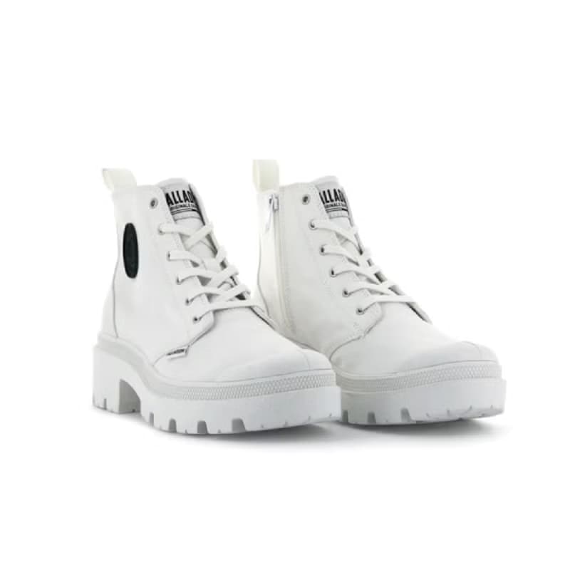 PALLADIUM PALLABASE TWILL經典拉鍊帆布美腿靴96907