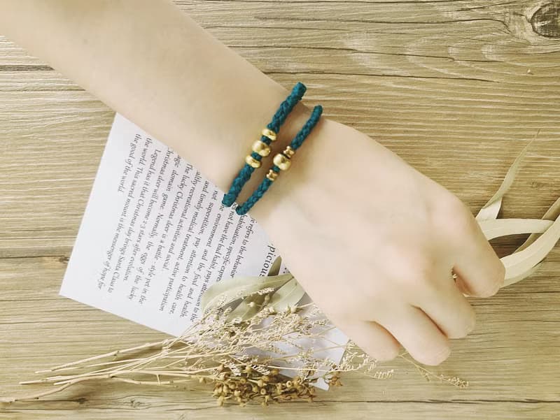 | 啟程粗款 | 訂製 x 黃銅 x 蠟線 x 手環 x 手鍊 x 好做作