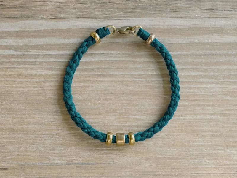 | 啟程粗款 | 訂製 x 黃銅 x 蠟線 x 手環 x 手鍊 x 好做作