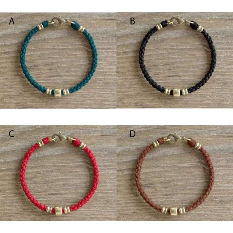 | 啟程粗款 | 訂製 x 黃銅 x 蠟線 x 手環 x 手鍊 x 好做作
