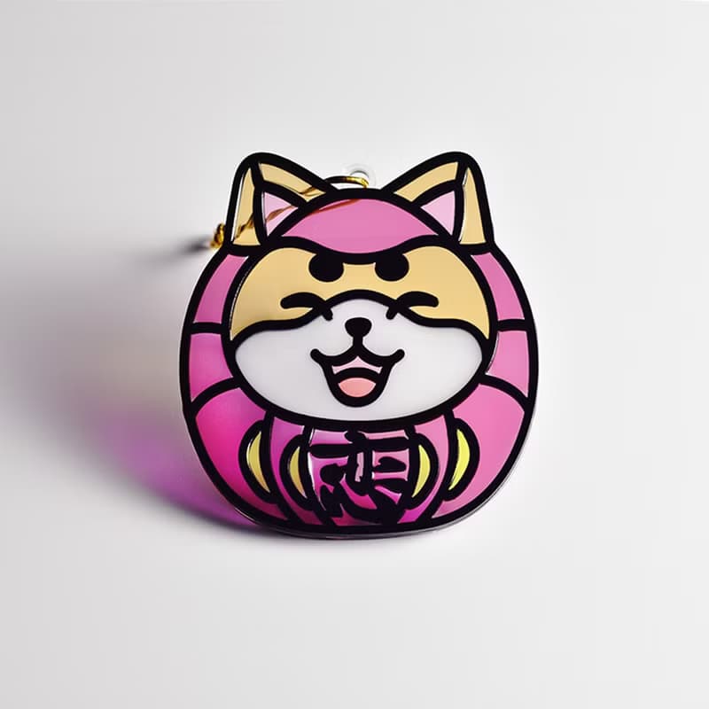 動物達摩(柴犬) 掛飾 l 蛇年 福貼 揮春 春聯 招財貓 招福貓