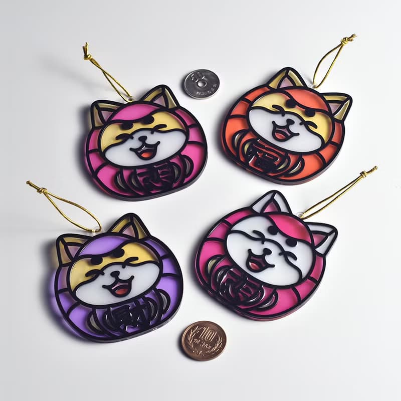 動物達摩(柴犬) 掛飾 l 蛇年 福貼 揮春 春聯 招財貓 招福貓