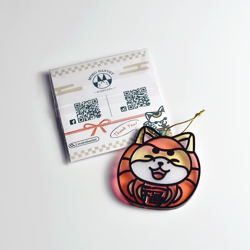 動物達摩(柴犬) 掛飾 l 蛇年 福貼 揮春 春聯 招財貓 招福貓