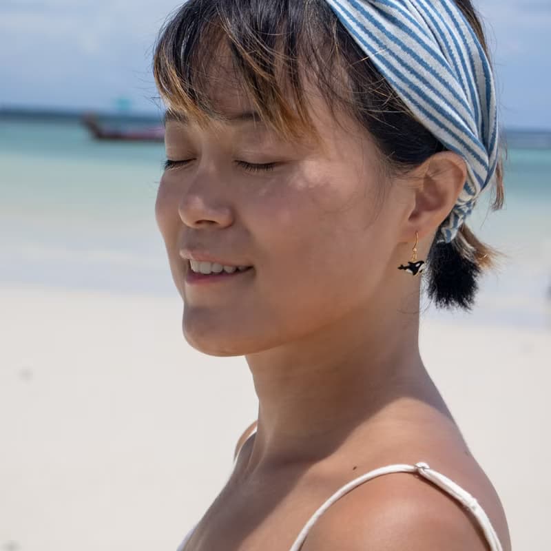 海洋 17款 藍鯨 虎鯨 海龜 小丑魚 海豚 夾式耳環