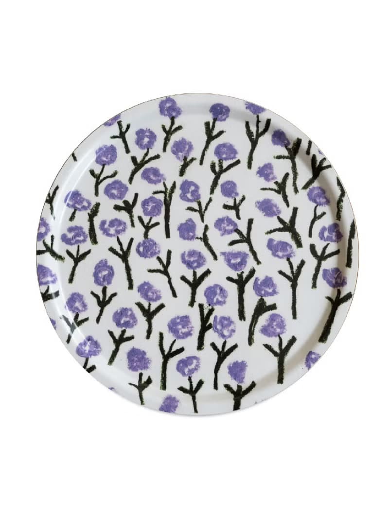 圓型托盤- FLOWERS TRAY,  (38cm)