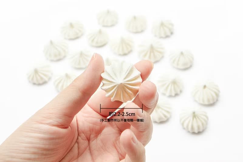 白色水滴馬林糖 X基本60顆 | 快速出貨 蛋白脆餅 點心 下午茶