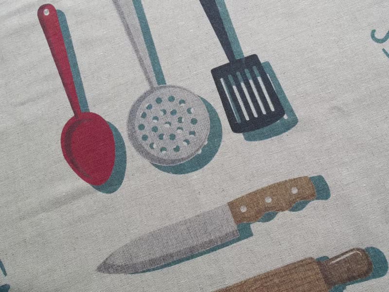 提花毛巾套裝 3 亞麻茶巾 23 x 18 英寸 60 x 47 厘米掛環