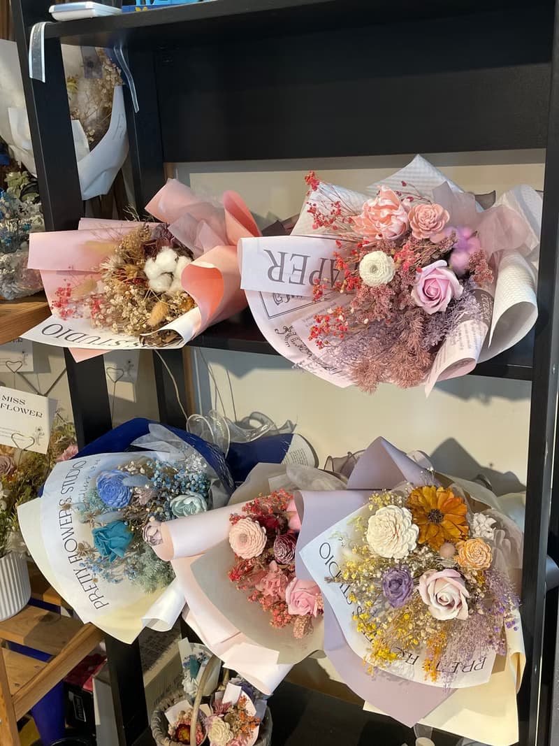 Time flower蒔花/乾燥花束/情人節禮物/七夕禮物/母親節花束/情人