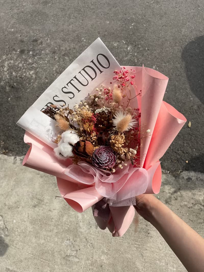 Time flower蒔花/乾燥花束/情人節禮物/七夕禮物/母親節花束/情人