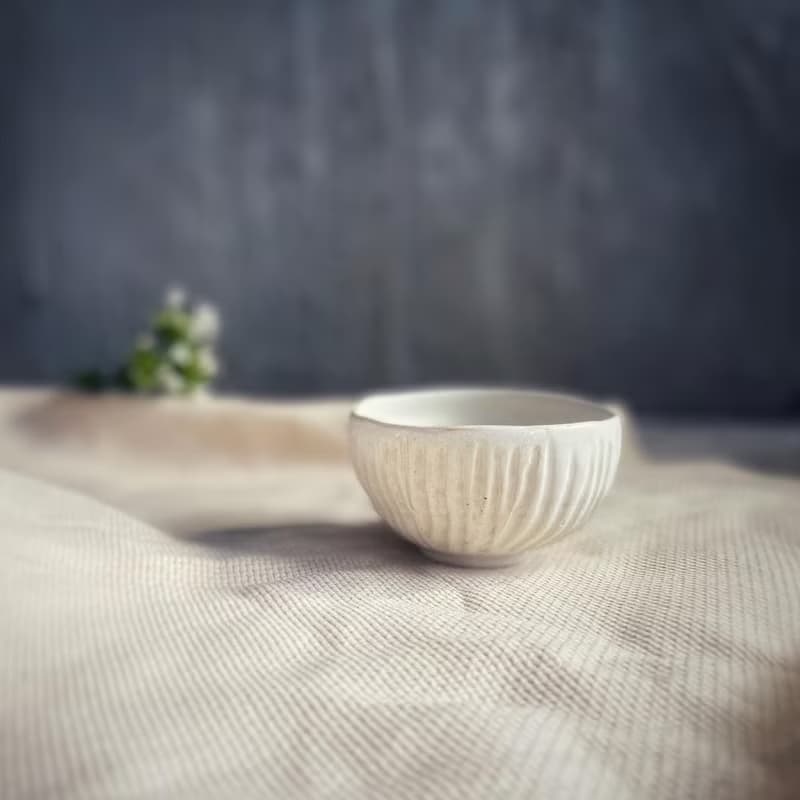 桌上的白瓷糖霜 / 不乖白瓷碗