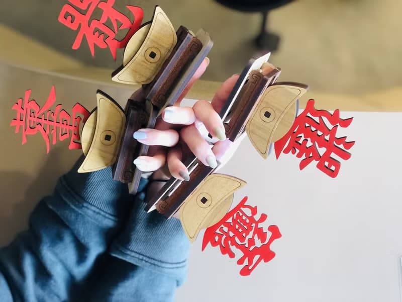 【開運招財系列】業務必備 金元寶 木質 禮物 手作