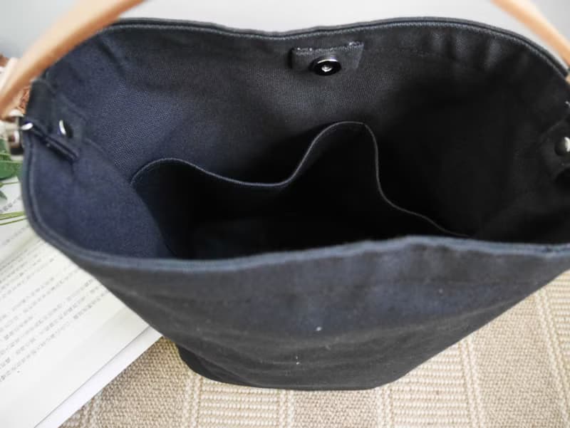 質感帆布 MINI水桶包 Mini bucket bag #99黑