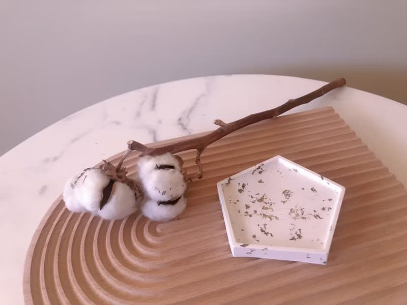 逗留-留物 手工訂製金箔五角盤擴香石