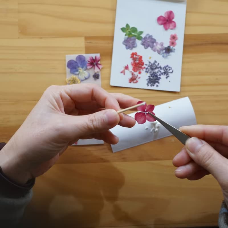 【DIY畢業禮物】押花筆DIY材料包+線上教學