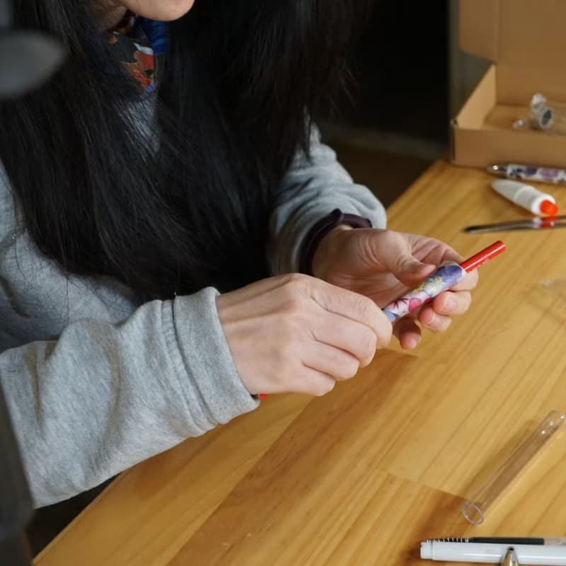 【DIY畢業禮物】押花筆DIY材料包+線上教學