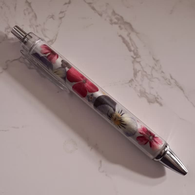 【DIY畢業禮物】押花筆DIY材料包+線上教學