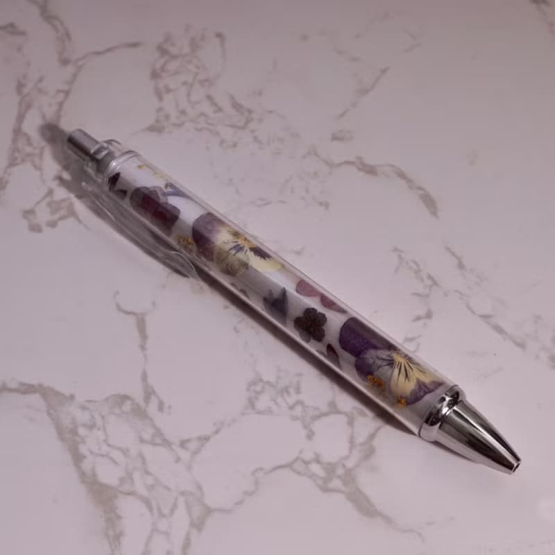 【DIY畢業禮物】押花筆DIY材料包+線上教學