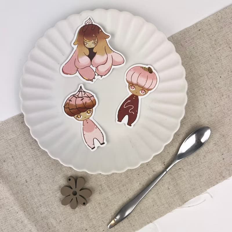 草莓巧克力系列貼紙