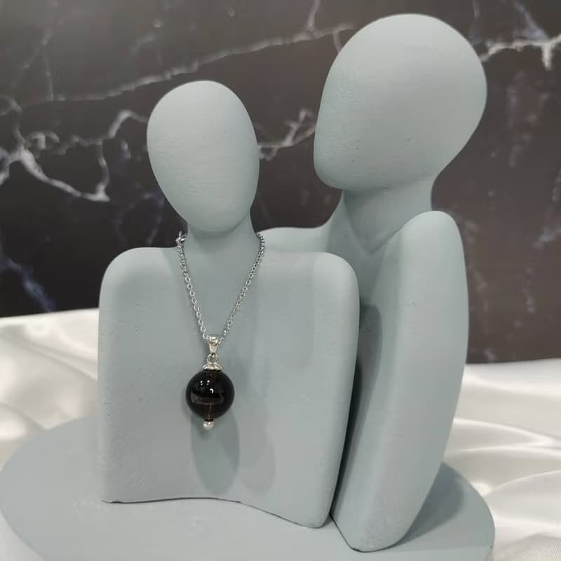 天然煙水晶項鍊